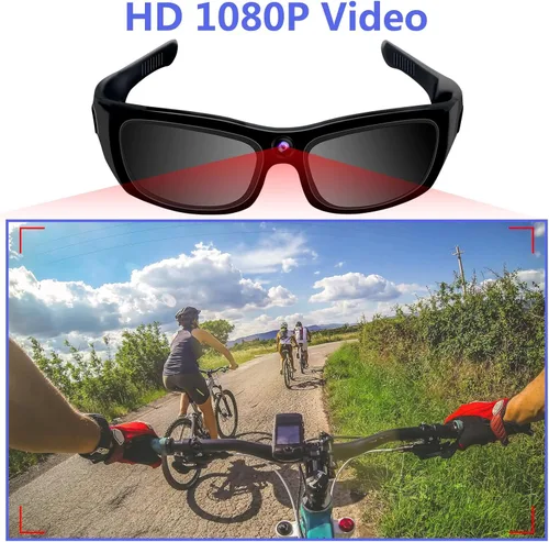 Miniatura 3 de Gafas de sol Cámara HD 1080P Sport Cámara Gafas de Vídeo Gafas de sol Cámara Deportiva, Gafas de sol Bluetooth Ciclismo Cámara de Video