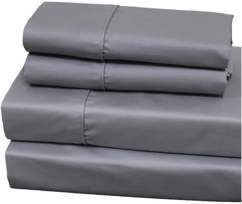 Miniatura 2 de Royal Hotel Bedding Sábanas de 650 hilos, sábanas sin arrugas, bolsillo profundo, mezcla de algodón, sábanas de satén, hipoalergénicas, 5 piezas