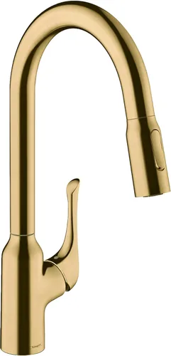 Miniatura 15 de hansgrohe Allegro N 71843001 - Grifo de cocina de arco alto cromado con rociador extraíble, grifo para fregadero de cocina, cromado