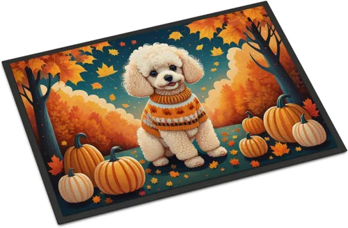 Miniatura 55 de Caroline's Treasures DAC1041MAT - Tapete de algodón de Tulear para puerta delantera, 18 x 27 pulgadas, para interiores y exteriores, para entrada