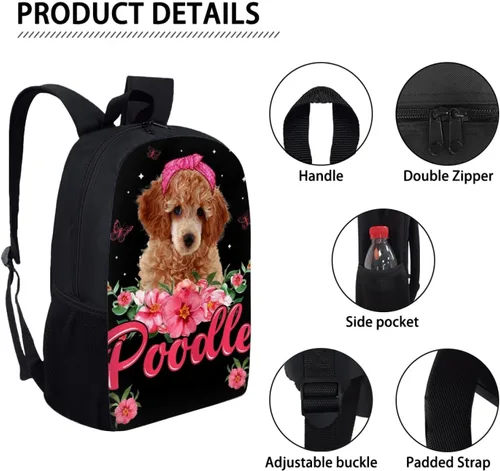 Miniatura 34 de HUGS IDEA Los animales frescos 3D niños escuela libro bolsa niños impresión mochilas, Baloncesto, Moderno