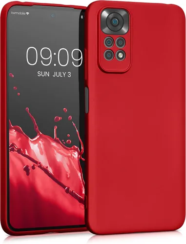 Miniatura 8 de kwmobile Funda compatible con Xiaomi Redmi Note 11 / Note 11S - Funda protectora de silicona TPU suave y delgada - Malva
