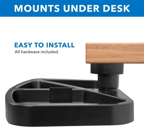 Miniatura 3 de Mount-It! Cajón montado debajo del escritorio, bandeja giratoria debajo del escritorio para clip de papel, bolígrafo y otros suministros de oficina