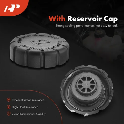 Miniatura 4 de A-Premium Tanque de depósito de recuperación de desbordamiento de refrigerante del motor [con tapa y sensor] compatible con Mercedes-Benz W221