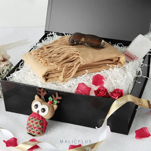 Miniatura 3 de Caja de regalo extragrande con tapas, de 17 x 14.5 x 5.5 pulgadas, caja de propuesta de padrino de boda negra con cierre magnético para todas