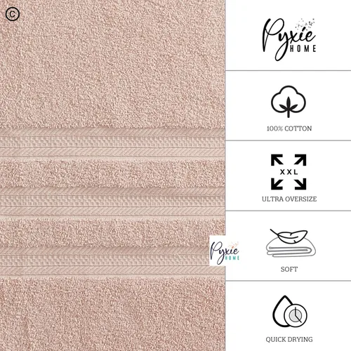 Miniatura 2 de Toalla de baño extra grande Ultra - Blush - 100% algodón - Extra grande