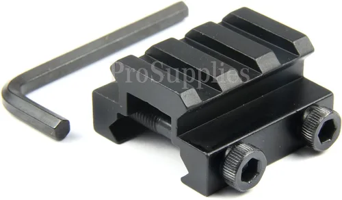 Miniatura 5 de TACFUN 2 piezas plana superior media 1/2 pulgada mini elevador bloque montaje 3 ranuras Picatinny riel