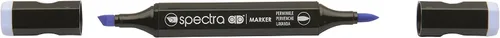 Miniatura 9 de AD Marker Chartpak Spectra, Tri-Nib y cepillo de doble punta, azul horizonte, 1 cada uno (S015AD)