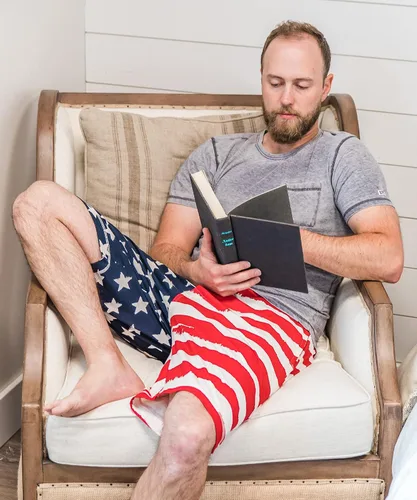 Miniatura 66 de Lazy One - Pantalones cortos de pijama para hombre, ropa de dormir