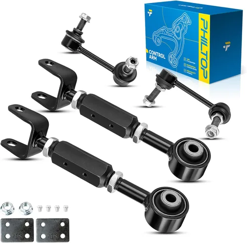 Miniatura 59 de PHILTOP Kit de suspensión delantera de 10 piezas, brazos de control inferiores con juntas de bola, eslabones de extremo de barra estabilizadora