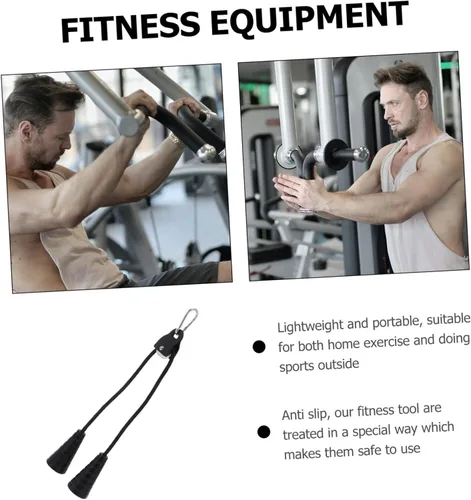 Miniatura 2 de VANZACK Accesorio de entrenamiento muscular, barra de mancuernas, suministros para brazos de tono, hombros y espalda
