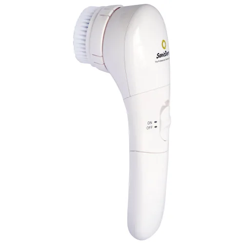 SD-102 - Cepillo facial vibratorio suave para pieles sensibles - promueve un masajeador facial y corporal saludable y limpio