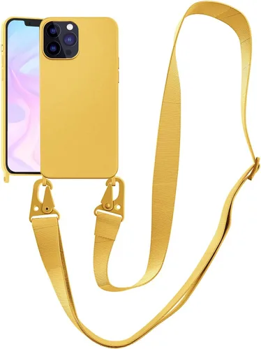 Miniatura 124 de Funda compatible con iPhone 13 con correa, funda cruzada para iPhone con cordón, ajustable, a prueba de golpes, protección contra caídas, funda