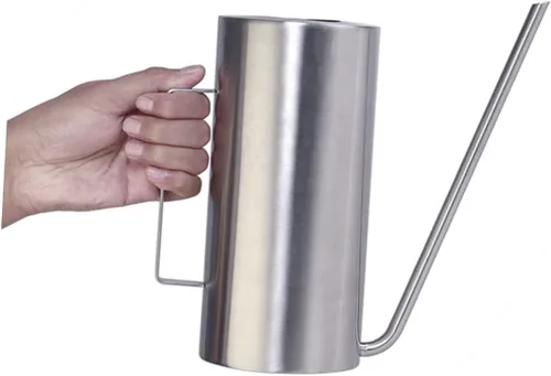 Miniatura 5 de Yardwe Regadera de interior con boquilla larga de acero inoxidable de 50.7 fl oz, ideal para el cuidado de suculentas y plantas