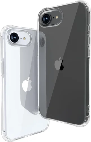 Miniatura 13 de ONES Funda transparente para iPhone 8 Plus/7 Plus, funda delgada de silicona TPU suave, funda protectora militar contra caídas para teléfono