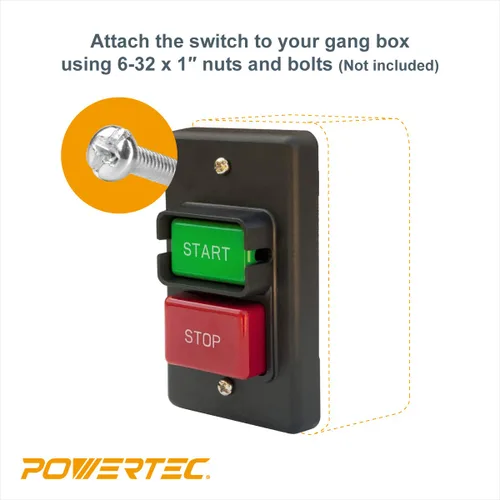 Miniatura 4 de Interruptor de encendido / apagado monofásico POWERTEC 71008 110 / 220V.