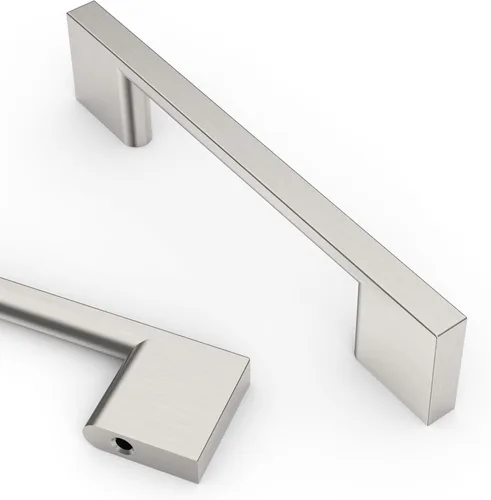Miniatura 16 de Asidrama - Paquete de 10 manijas de gabinete de cocina de oro cepillado de 3 pulgadas (76mm), tiradores de gabinete, herrajes para gabinete