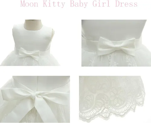Miniatura 4 de Moon Kitty Vestidos bordados para bautizo, para ocasiones especiales, para niñas
