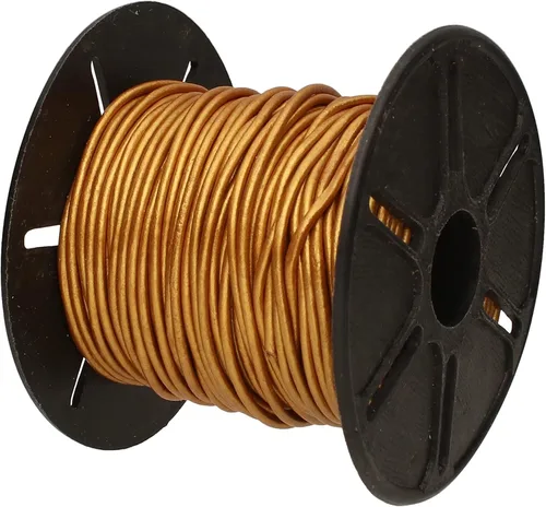 Miniatura 30 de The Beadsmith Cordón de cuero – Negro – Bobina de 0.039 in – 5 yardas/14.8 ft – Tanga de cuero indio ideal para trenzar, cuentas, collares, cordones