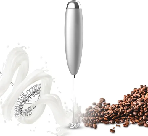Miniatura 6 de Espumador de mano para café, espumador de leche mejorado, batidor de matcha, mezclador de bebidas eléctrico, mini batidor de mano, mini batidor