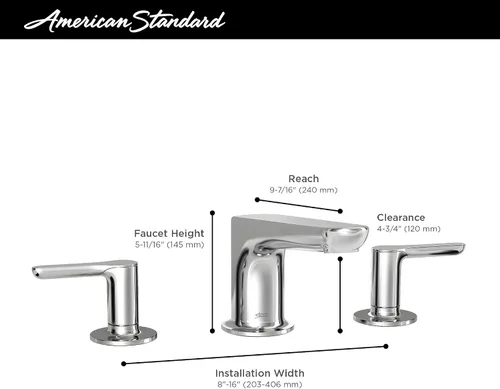 Miniatura 3 de American Standard T105900.GN0 Studio S - Llenador de bañera romana, cepillado Cool Sunrise (dorado)