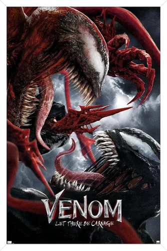 Miniatura 11 de Trends International Marvel Venom: Let There be Carnage - Póster de pared de batalla de una hoja, 14.725 x 22.375 pulgadas, versión enmarcada