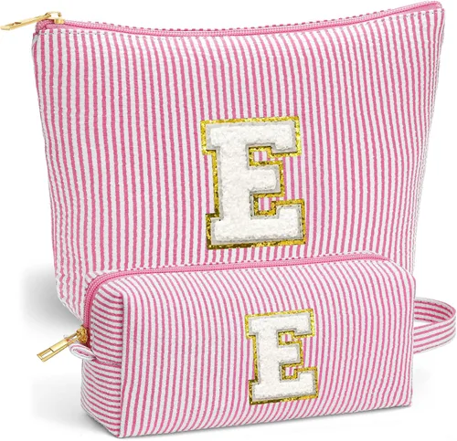 Miniatura 56 de Set de Bolsos de Maquillaje de Viaje - Bolso Inicial de Aseo de Viaje, Bolso de Cosméticos Portátil Bolso de Maquillaje de Viaje con Artículos Azul