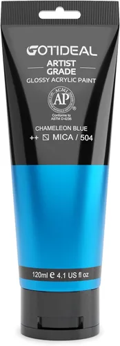 Miniatura 37 de GOTIDEAL - Pintura acrílica sienna tostado, tubos de 4.1 oz, no tóxicas, duradera, para pintor adulto o niño y para lienzo, madera, arcilla, tela