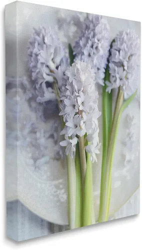 Miniatura 3 de Stupell Industries Arte de pared en lienzo con diseño floral lila de naturaleza muerta, diseño de Sarah Gardner, 16 x 20 pulgadas, morado