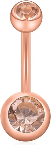 Miniatura 6 de Ruifan Piercing para ombligo con forma de bola de cristal de 0.49oz