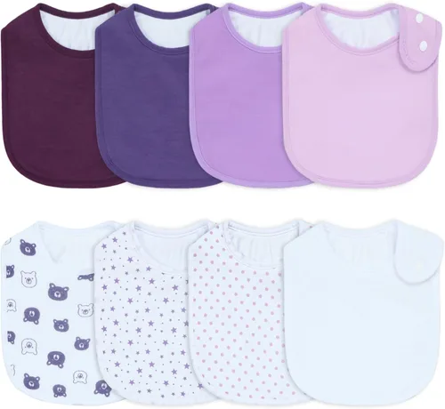 Miniatura 13 de Baberos impermeables para niños y niñas, suaves y absorbentes, bandana, juego de baberos para bebés recién nacidos de 0 a 12 meses