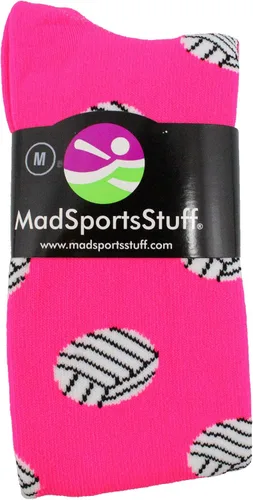 Miniatura 4 de MadSportsStuff Calcetines de voleibol con estampado de voleibol sobre la pantorrilla
