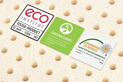 Miniatura 3 de Eco Terra Cubrecolchón de látex natural de 3 pulgadas de firmeza media, comodidad y apoyo lujosos, látex certificado orgánico, sueño rejuvenecedor