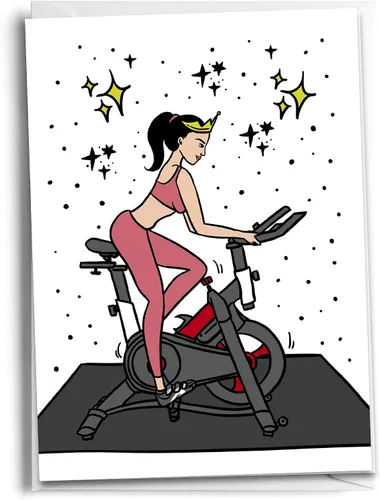 Miniatura 11 de Felicitaciones 1,000 Rides Cyclist Card