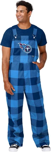 Miniatura 22 de FOCO NFL mens Nfl Team Logo Plaid Bib Overalls