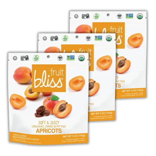 Albaricoques turcos sin sulfatar – Bocadillos orgánicos de frutas secas de albaricoques – Snacks saludables para aperitivos sobre la marcha y