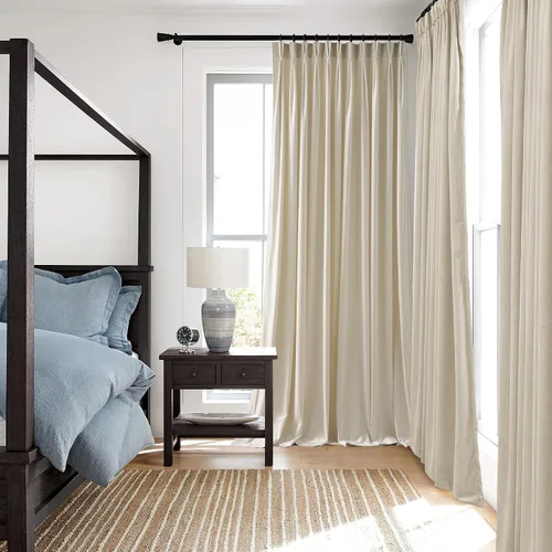 Miniatura 6 de RYB HOME Cortinas plegadas en pinza beige, cortinas suaves con aislamiento térmico y reducción de ruido para bloquear la luz para sala de estar