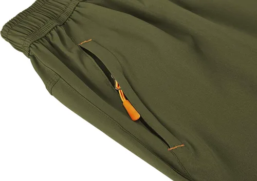 Miniatura 3 de TBMPOY Pantalones cortos de senderismo para hombre, 7 pulgadas, secado rápido, para gimnasio, deportes al aire libre, bolsillos cortos con cremallera