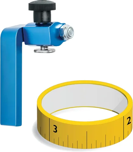 Miniatura 9 de POWERTEC Cinta de Medir de 4' con Respaldo Adhesivo, Imperial de Izquierda a Derecha, Cinta Metálica Despegar y Pegar para Riel T, Mesa de Trabajo