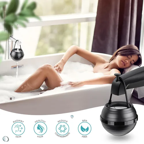 Miniatura 2 de Filtro de baño para grifo de bañera, filtro de agua de bañera de 11 etapas con vitamina C, elimina el cloro y los contaminantes, filtro de agua