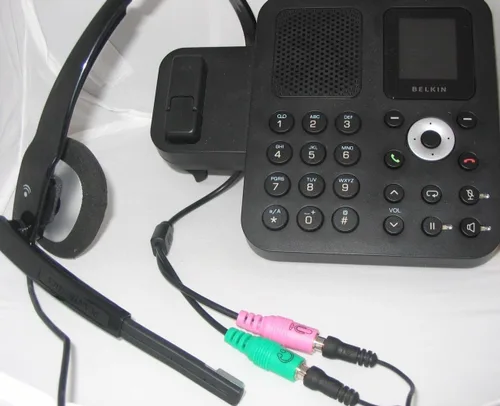 Miniatura 2 de PC Dual 0.138 in Headset a RJ9/RJ10/RJ22 adaptador de teléfono (PC35-RJ9A)