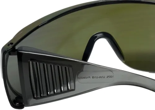 Miniatura 6 de Calabria 1003 Gafas de seguridad grandes que se ajustan sobre anteojos graduados Fitover para hombres y mujeres, envolventes, tintadas