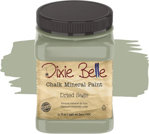 Miniatura 227 de Dixie Belle Paint Company - Pintura con acabado de tiza para muebles, color negro (Caviar), 1 galón, 128 fl oz, pintura mineral color rosa intenso