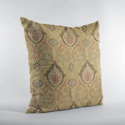 Miniatura 3 de Plutus Brands Gold Plutus Romero - Almohada de lujo tejida vintage de 16 pulgadas, doble cara de 16 x 16 pulgadas