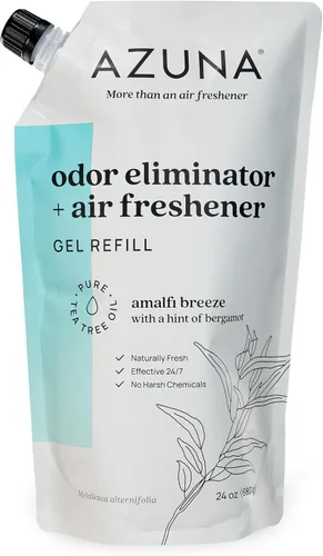 Miniatura 13 de Bolsa de repuesto de gel eliminador de olores totalmente natural Azuna Purificador de aire con aceite de árbol de té A base de plantas