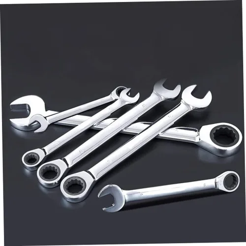 Miniatura 5 de Uonlytech 2 piezas de trinquete llave de 0.394 in súper socket llave dicéfala llave mini llave miniatura kit de llave giratoria juego de llaves