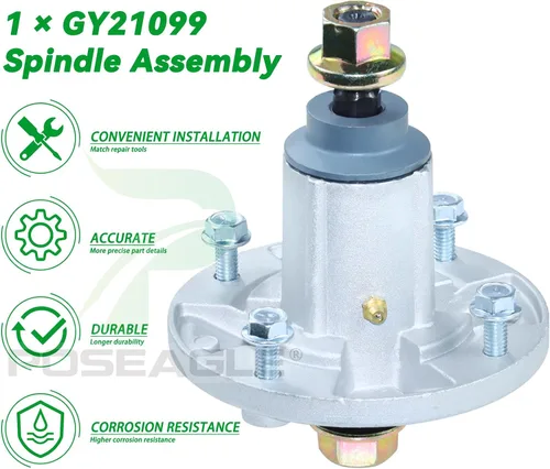 Miniatura 7 de El conjunto de husillo GY21099 previamente engrasado reemplaza a GY20867 GY20592 para tractores de césped 190C D170 E180 G110 LA150 LA175 S180 100