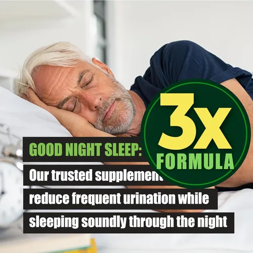 Miniatura 4 de 3X Formula - Suplementos naturales para la salud de la próstata para hombres, Saw Palmetto para reducir los viajes nocturnos al baño +