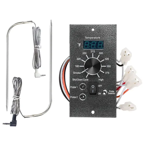 Miniatura 10 de Sonda de carne impermeable de repuesto, 2 unidades, compatible con parrillas de barbacoa Traeger, enchufe de 0.138 in, sondas de termostato digital