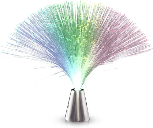 Miniatura 2 de Centros de mesa de fiesta de fibra óptica con luces LED que cambian de color (juego de 12)